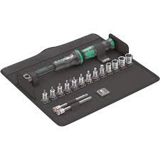 Wera Drehmomentschlussel Bicycle Set Torque 1 16 Teilig Drehmoment Schlussel Schwarz Grun Click Torque A 5