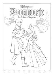 Kleurplaat Doornroosje Kleurplaten Nl