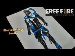 Hello friends, today in this video i am going to draw the red cobra bundle of freefire.according to poll 85% votes given to red cobra bundle. Blue Cobra Rage Bundle Drawing Free Fire Rohit Creates Youtube