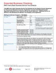 Bank on the go anywhere, anytime with the bmo harris mobile banking (r) app. Fillable Online Bmo Harris Bank Business Service Fee Schedule Fax Email Print Pdffiller