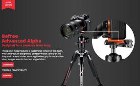 Manfrotto Befree Advanced Alpha Edition Sony Addict