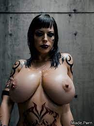 Porn image of gigantic boobs facial cum on tits tattoos topless big tits  nude created by AI