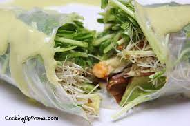 Perfect Summer Fresh Wrap Via Www Cookingupprana Com Summer Fresh Raw Food Recipes Fresh Rolls
