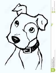Curious Dog Sketch Stock Vector Illustration Of Pets 14374735 Dog Sketch Puppy Sketch Dog Face Drawing
