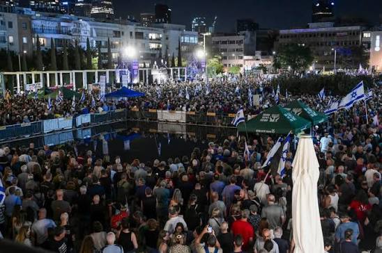 Thousands of Israelis protested in Tel Aviv calling for a non-political, independent state commission to investigate the failures that led to the October 7, 2023 Hamas-led attack. Protesters and bereaved families argue