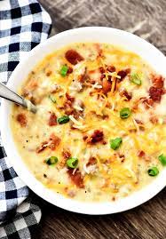 Looking for a really easy dinner to make this weekend? Slow Cooker Bacon Cheeseburger Soup Life In The Lofthouse