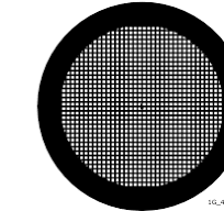 Plain square mesh grids 400mesh Titanium