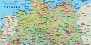 Fläche 23.180 km² , 1,597 mio. Karte Von Norddeutschland Region In Deutschland Welt Atlas De
