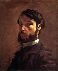 Jean Frederic Bazille Self-Portrait 20"x25" Premium Canvas Print