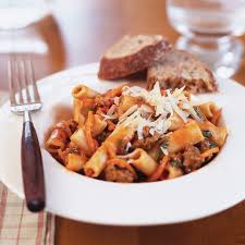 Ziti With Meat Sauce Recipe Italian Recipes Ground Beef Recipes Diabetic Recipe With Ground Beef