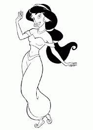 Coloring pages aladdin yahoo image search results. Slim Slots Aladdin Princess Jasmine Coloring Pages
