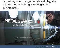 Game With The Guy Waiting At The Laundromat Funsubstance Metal Gear Metal Gear Solid Metal Gear V