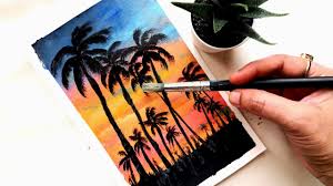 Hi guys, for today's video is a tutorial on how to paint a sunset scenery for beginners using watercolors! Best Collection Of Videos Myhobbyclass Com