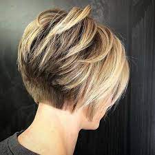 Back View Of Short Layered Bob Hairstyles Womenshaircutsinspireme Short Hairstyles For Thick Hair Bob Hairstyles For Thick Thick Hair Styles