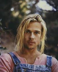 Young Brad Pitt In 2020 Brad Pitt Long Hair Brad Pitt Hair Brad Pitt Young