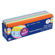 To print or save your flash cards, click create pdf. after printing, cut out the cards along the solid lines. Pacon Blank Flash Cards Assorted Colors 3 X 9 Inches Pack Of 250 Buy Online In United Arab Emirates At Desertcart 4692669