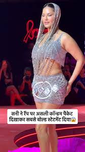 Sunny Leone shocked everyone by walking the ramp with real condom packets—boldest moment tonight😳😱, #SunnyLeone #BoldMove #RampWalk #ShockValue #BollywoodStreetSnap