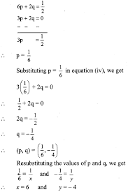 Maharashtra Board Class 10 Maths Solutions Chapter 1 Linear Equations In Two Variables Problem Set 1 Learn Cram Maths Solutions Problem Set Linear Equations
