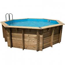 Vente de piscines en bois octogonale pas cher, piscines en bois en kit livré partout en france. Piscine En Bois Octogonale Ubbink Ocea 580