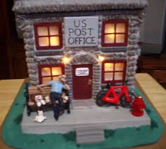 Country Post Office Sculpted In Polymer Clay By Shirley K Johnson Polymer Clay Art Clay Art Crafts
