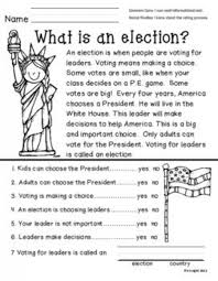 Election Socialstudy Social Study Special Education In 2020 Social Studies Worksheets Social Studies Elementary Homeschool Learning