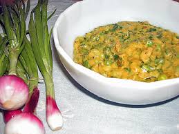 Simple Spring Onion Curry Recipe Curry Recipes Indian Food Recipes Vegetarian Spring Onion Recipes