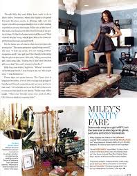 Miley Cyrus Bedroom Instyle Editorial Celebrity Houses Room Upgrade