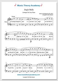 Jingle bells, jingle bells, jingle all the way; Jingle Bells Music Theory Academy Free Piano Sheet Music Download