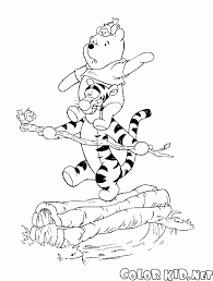 Dibujo Para Colorear Tigger Y Winnie The Pooh