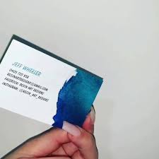 We want your card to be a work of art, like a fine pair of leather shoes. Our Official Business Cards Have Resin Art Designs
