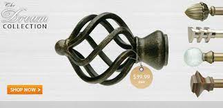 Ships free orders over $39. Curtain Rods Drapery Hardware Canada Buy Online