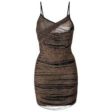 Balmain Black Fitted Fringe Dress For Sale Embellished Cocktail Dress Fringe Dress Spaghetti Strap Mini Dress