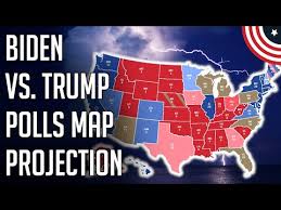 Biden Vs Trump 2020 Prediction Electoral Map Projection Based On Polls 2020 Election Prediction Map Youtube