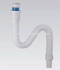 bathroom flexible drain plastic pipe