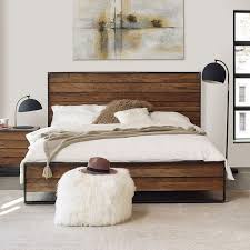 Akido Acacia Wood Platform Bed Bedroom Interior Bedroom Furniture Sets Bedroom Sets