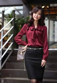 Fashion Varabow Design Formal Wear New Office Lady Chiffon Blouse Size S 3xl Good Quality Charm Women Dress Shirt Dress Shirts For Women Women Chiffon Blouse Slim Fit Skirts