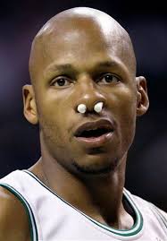Weekly Caption Contest NBA Playoff Edition celebrates the elbow of Kevin  Garnett, the chin of Quentin Richardson and the bloody nose of Ray Allen