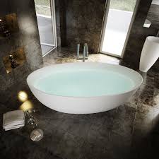 Misura l 150 x p 70 cm. Vasca Da Bagno Autoportante Terra Di Acrilico Sanitario Bianco Lucido 186 X 88 Cm