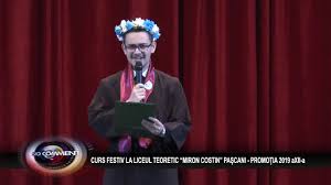 Decembrie 1691) a fost un boier, diplomat, dregător și important cronicar moldovean. I Curs Festiv La Liceul Teoretic Miron Costin Pascani Promotia 2019 Youtube