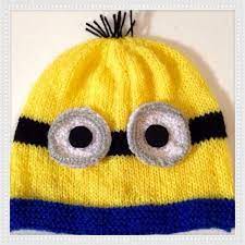 Minion Hat Knitting Pattern By Jessieskn6972945 Craftsy Hat Knitting Patterns Minion Hats Knitting Patterns Toys
