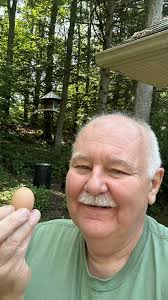 Got my first egg yesterday!! It was there first thing in the morning so I  think the thunder storm we had may have scared them a little. Very cute  egg!