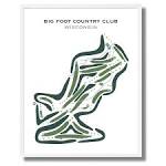 Buy the best printed golf course Big Foot Country Club, Wisconsin ...