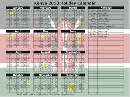 Image Result For 2018 Calendar Kenya Holiday Calendar Calendar Kenya