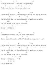 Lee Brice I Don T Dance Chords Capo 1 Learn Guitar Songs Music Chords Ukulele Chords