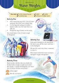 Water has a specific gravity of 1.0, which means that 1 liter of water weighs 1 kilogram. Water Weights Nz Maths