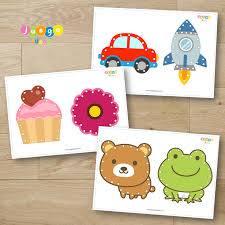 Juegos visuales para niños de 2 a 3 años. Figuras Para Enhebrar 3 Anos A Mas Juegoideas