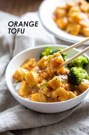 Broccoli, carrot, onion and jalapeno with brown sauce. Vegan Orange Tofu Recipe Vegan Richa