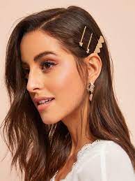 Shein Metal Hairpin 3pack Hair Accessories Hair Barrettes Hair Pins