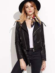 Jacket160809204 1 Faux Leather Moto Jacket Leather Moto Jacket Faux Leather Motorcycle Jacket