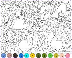 Get This Difficult Color By Number Pages For Grown Ups Hl82t Coloring Books Coloring Pages Color By Number Printable
